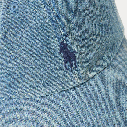 POLO RALPH LAUREN DENIM CLASSIC SPORTS CAP ポロ ラルフ ローレン デニム クラシック スポーツ キャップ MAPOHGS0J421600400【メンズ デニム素材 スポーツ シンプル カジュアル デイリーユース 26FW】