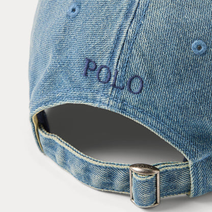POLO RALPH LAUREN DENIM CLASSIC SPORTS CAP ポロ ラルフ ローレン デニム クラシック スポーツ キャップ MAPOHGS0J421600400【メンズ デニム素材 スポーツ シンプル カジュアル デイリーユース 26FW】