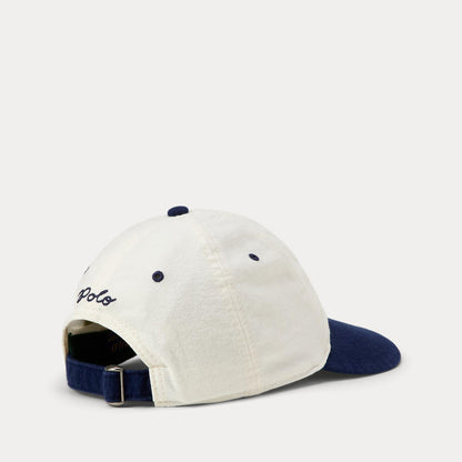 POLO RALPH LAUREN FELT-PATCH CHAMOIS BASEBALL CAP ポロ ラルフ ローレン フェルトパッチ シャモア ベースボールキャップ MAPOHGS0J422667100【メンズ 野球 スポーツ シンプル カジュアル デイリーユース 26FW】
