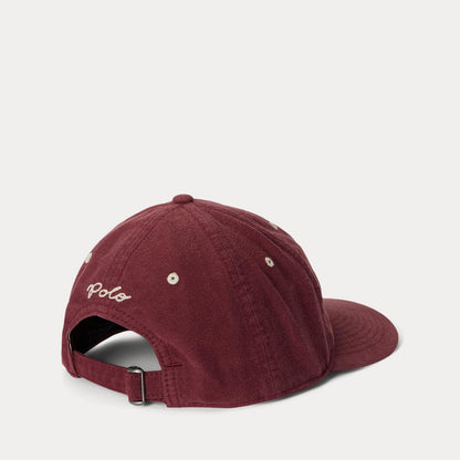 POLO RALPH LAUREN FELT-PATCH CHAMOIS BASEBALL CAP ポロ ラルフ ローレン フェルトパッチ シャモア ベースボールキャップ MAPOHGS0J422766600【メンズ 野球 スポーツ シンプル カジュアル デイリーユース 26FW】