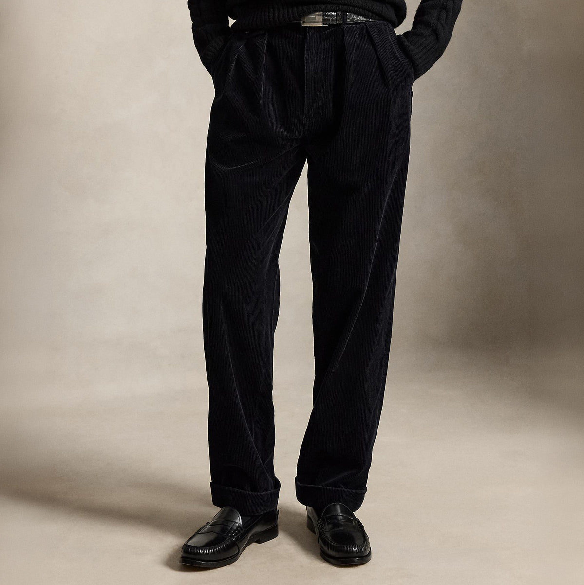 POLO RALPH LAUREN RALAXED FIT CORDUROY WHITMAN CHINO PLEATED PANTS ポロ ラルフ ローレン リラックスドフィット コーデュロイ ホイットマン チノ プリーテッドパンツ MNPOPNT14H20105001【メンズ コーデュロイ チノパン カジュアル デイリーユース 26FW】
