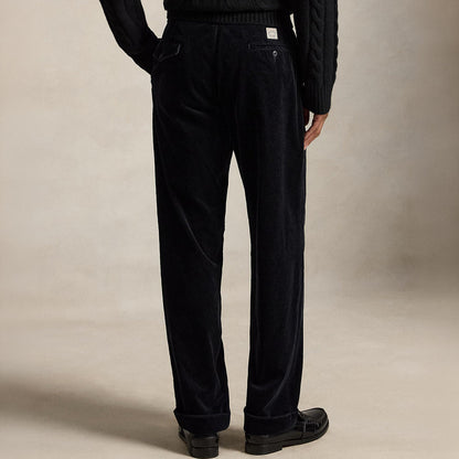 POLO RALPH LAUREN RALAXED FIT CORDUROY WHITMAN CHINO PLEATED PANTS ポロ ラルフ ローレン リラックスドフィット コーデュロイ ホイットマン チノ プリーテッドパンツ MNPOPNT14H20105001【メンズ コーデュロイ チノパン カジュアル デイリーユース 26FW】