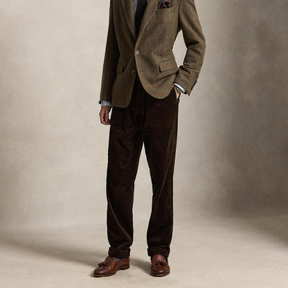 POLO RALPH LAUREN RALAXED FIT CORDUROY WHITMAN CHINO PLEATED PANTS ポロ ラルフ ローレン リラックスドフィット コーデュロイ ホイットマン チノ プリーテッドパンツ MNPOPNT14H20129201【メンズ コーデュロイ チノパン カジュアル デイリーユース 26FW】