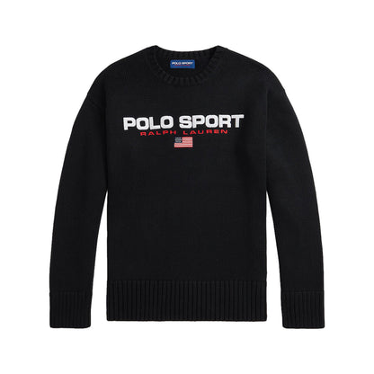 POLO RALPH LAUREN BIG FIT POLO SPORT COTTON SWEATER ポロ ラルフ ローレン ビッグフィット ポロ スポーツ コットン セーター MNPOSWE16822444001【メンズ 長袖 ニット オーバーサイズ カジュアル デイリーユース 26FW】