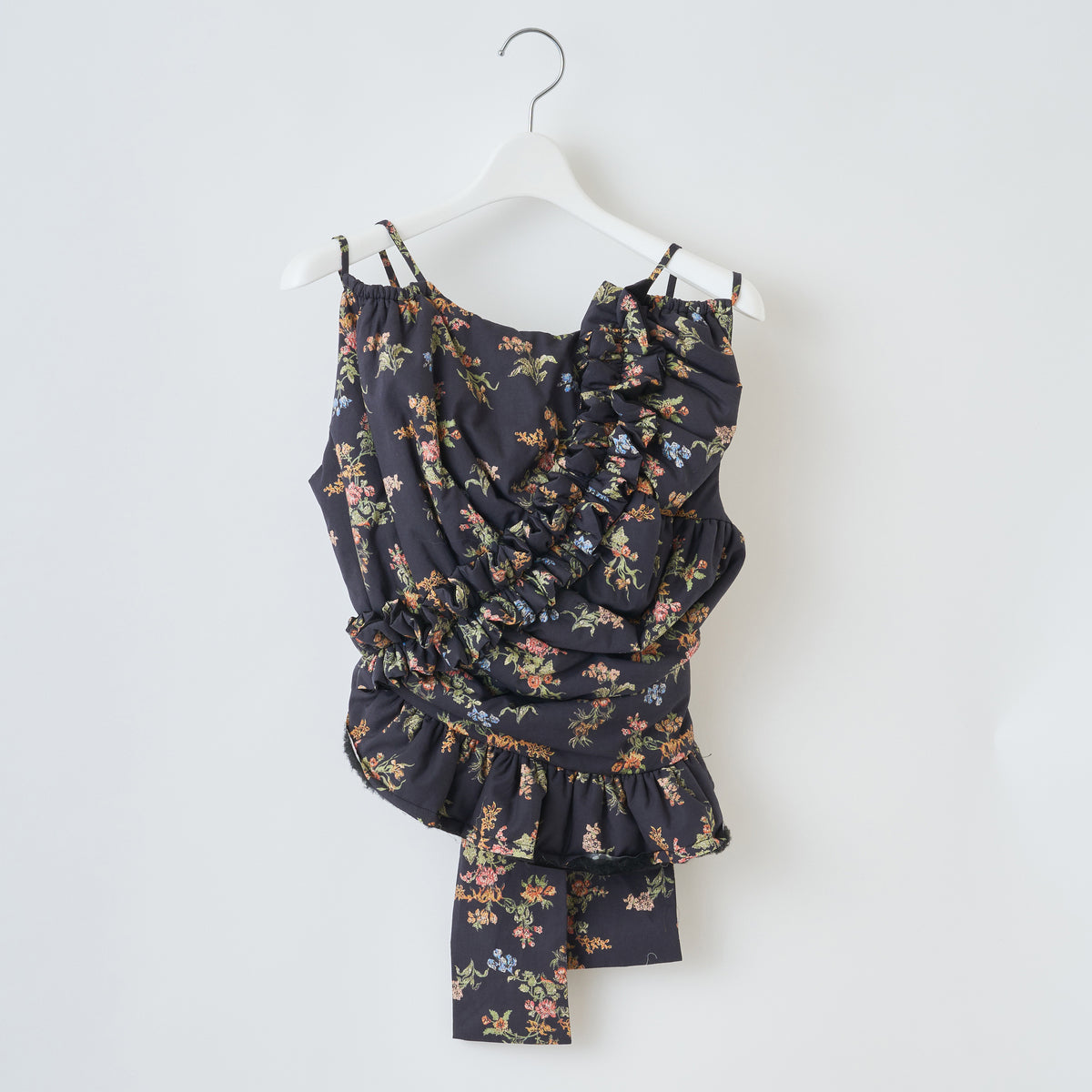 naokitomizuka Vintage Floral Bustier ナオキトミヅカ ビンテージフローラルビスチェ GRNTB033【レディース ショート丈 ビスチェ 花柄 日本製 26FW】