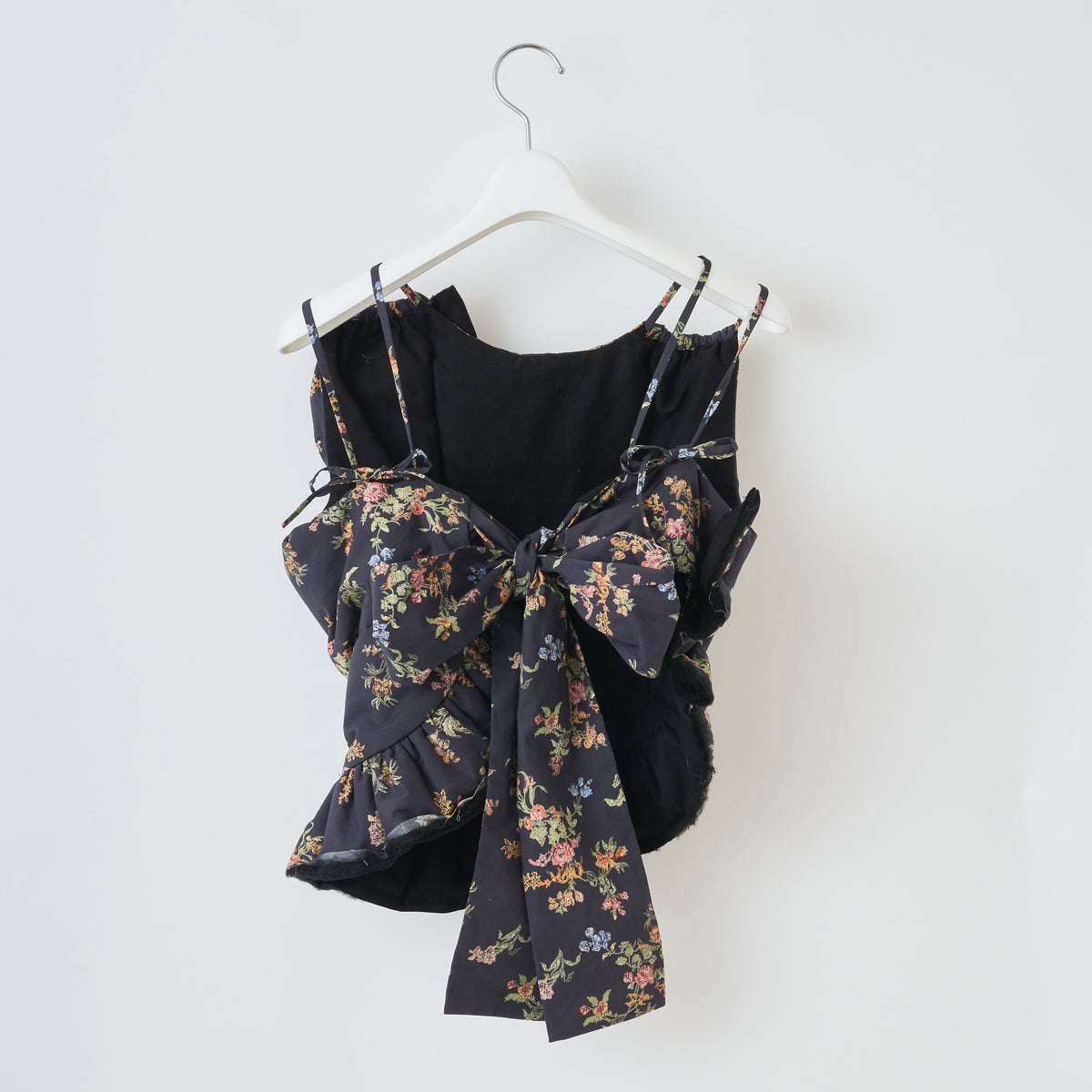 naokitomizuka Vintage Floral Bustier ナオキトミヅカ ビンテージフローラルビスチェ GRNTB033【レディース ショート丈 ビスチェ 花柄 日本製 26FW】