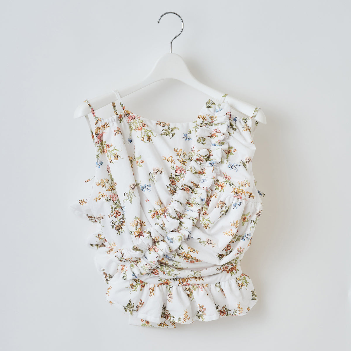 naokitomizuka Vintage Floral Bustier ナオキトミヅカ ビンテージフローラルビスチェ GRNTB033【レディース ショート丈 ビスチェ 花柄 日本製 26FW】