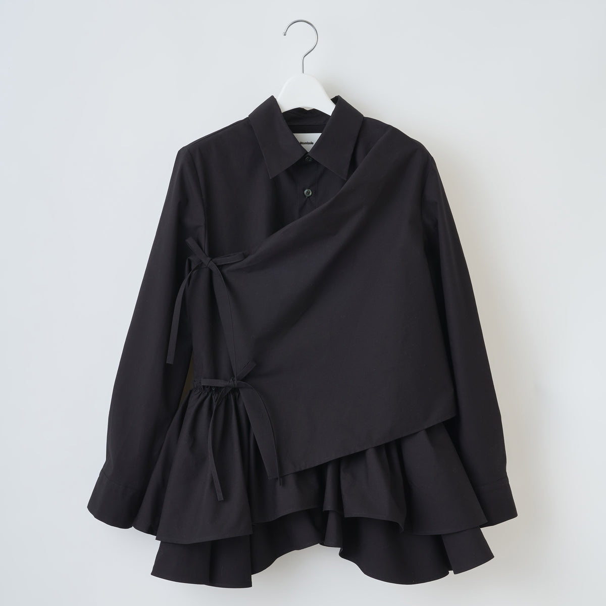 naokitomizuka Gathered Design Shirt ナオキトミヅカ ギャザードデザインシャツ GRNTB036【レディース ギャザー フリル ブラウス 日本製 26FW】