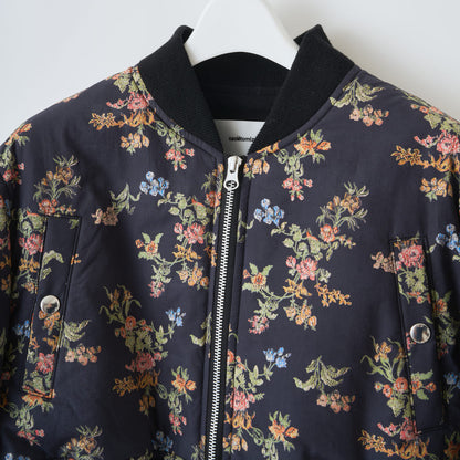 naokitomizuka Vintage Floral MA-1 ナオキトミヅカ ビンテージフローラルエムエーワン GRNTJ013【レディース ショート丈 MA-1 花柄 日本製 26FW】