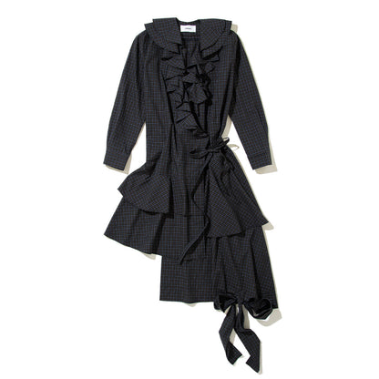 naokitomizuka Frill Long Dress ナオキトミヅカ フリルロングドレス GRNTO017【レディース ワンピース ドレス ロング丈 フリル 26FW】