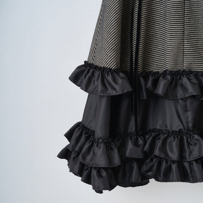 naokitomizuka Sleeveless Ruffle Dress ナオキトミヅカ スリーブレスラッフルドレス GRNTO023【レディース ショート丈ドレス ミニワンピース ベルベットリボン 26FW】