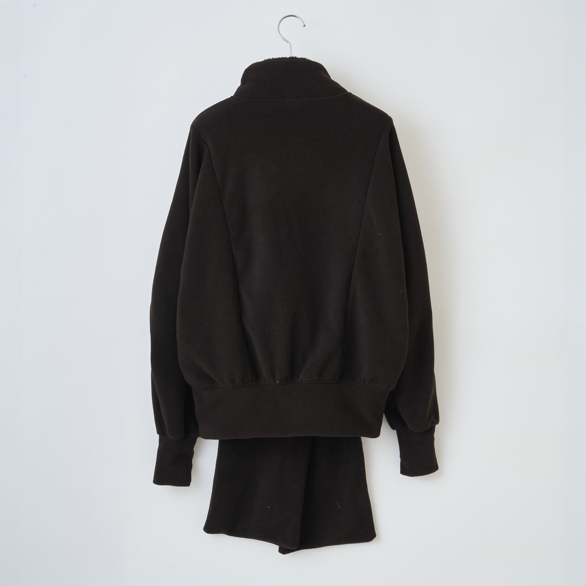 naokitomizuka Reebok Big Ribbon Fleece ナオキトミヅカ リーボック ビッグリボンフリース GRNTT028【レディース ジップジャケット リボン マフラー フリース ロゴ刺繍 26FW】