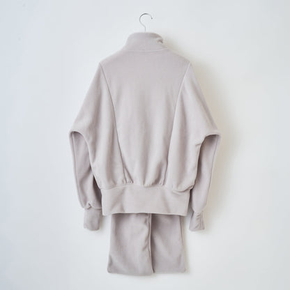 naokitomizuka Reebok Big Ribbon Fleece ナオキトミヅカ リーボック ビッグリボンフリース GRNTT028【レディース ジップジャケット リボン マフラー フリース ロゴ刺繍 26FW】