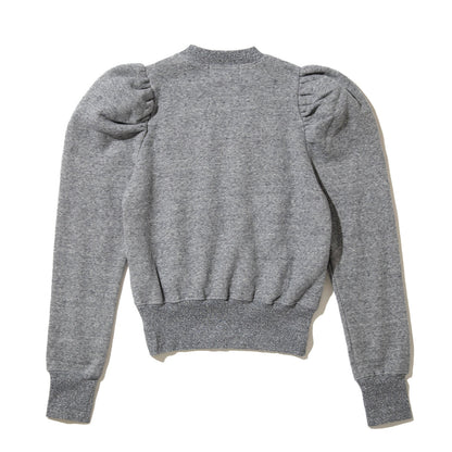 naokitomizuka Argyle Knit Docking Sweat ナオキトミヅカ アーガイルニットドッキングスウェット GRNTT031【レディース ニット スウェット トレーナー アーガイル柄 ドッキング 26FW】