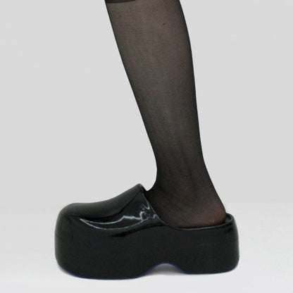OFOF 1F オフオフ 1F グロッシーブラック 1F-GBLK【レディース サンダル 厚底 EVA素材  26FW】