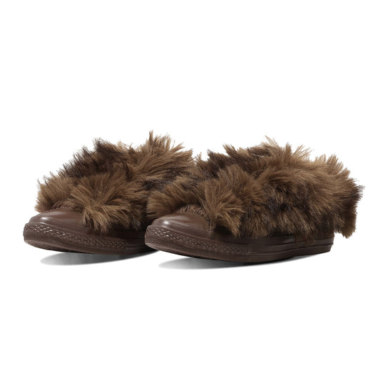 CONVERSE ALL STAR POINTEDTOE VOLUMEFUR SLIP OX コンバース オールスター ポインテッドトウ ボリュームファースリップ OX 31319190【レディース スニーカー ファー素材 スリップ仕様 ファッション 26FW】
