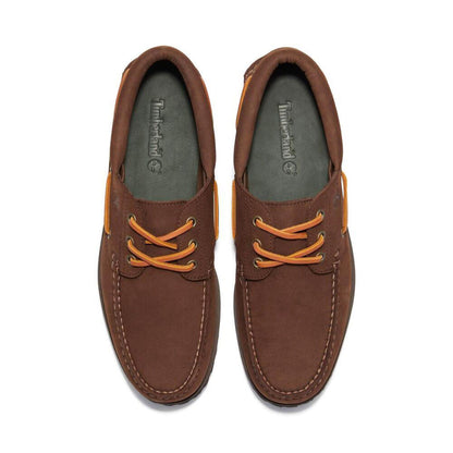 Timberland Authentics 3-Eye Lug Handsewn Boat Shoe ティンバーランド スリーアイラグ ハンドソーン ボート シューズ A2PDQ-W07【メンズ レザーシューズ モカシンシューズ 耐久性 ワイドフィット ワイドワイズ 26FW】