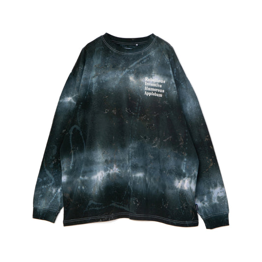 APPLEBUM "ウエス" L/S T-shirt アップルバム ウエス ロングスリーブ Tシャツ 2621106【メンズ 長袖Tシャツ ロンT 12oz 染め加工 デイリーユース カジュアル 26FW】