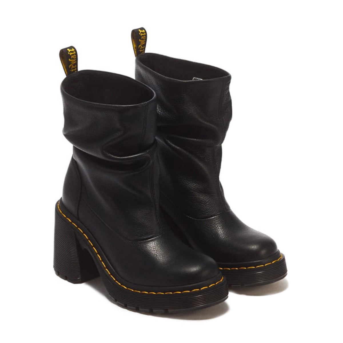 Dr. MARTENS KASEY LO Pull-On Boots ドクターマーチン KASEY LO プル オン ブーツ DM-43119001-BK【レディース プルオンブーツ ローブーツ レザーアッパー クッション性 26FW】