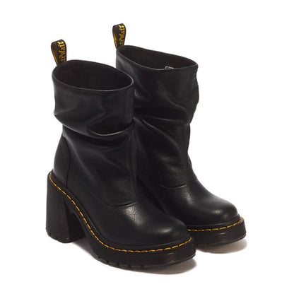 Dr. MARTENS KASEY LO Pull-On Boots ドクターマーチン KASEY LO プル オン ブーツ DM-43119001-BK【レディース プルオンブーツ ローブーツ レザーアッパー クッション性 26FW】