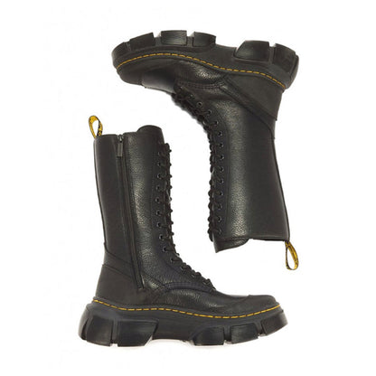 Dr. MARTENS DMXL 14i 14 Eye Boots ドクターマーチン DMXL 14 ホール ブーツ DM-43129001-BK【レディース ボリュームソール 厚底ブーツ プラットフォーム  レースアップ 26FW】