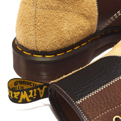 Dr. MARTENS 1460 PWRK 8 Eye Boots ドクターマーチン 1460 PWRK 8 ホール ブーツ DM-43149960-DBR【メンズ 8ホールブーツ レースアップブーツ パッチワーク ヌバックレザー 26FW】