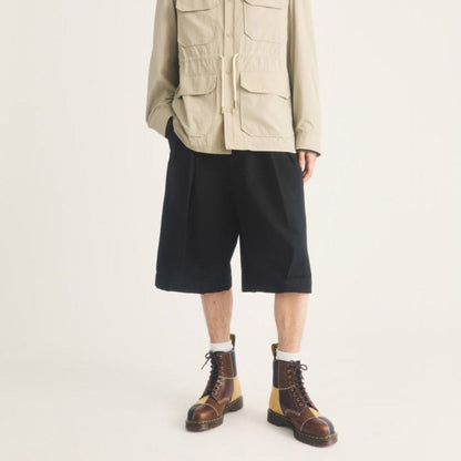 Dr. MARTENS 1460 PWRK 8 Eye Boots ドクターマーチン 1460 PWRK 8 ホール ブーツ DM-43149960-DBR【メンズ 8ホールブーツ レースアップブーツ パッチワーク ヌバックレザー 26FW】