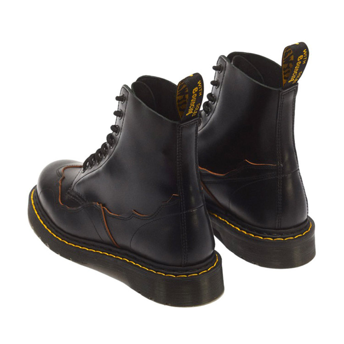 Dr. MARTENS 1460 PASCAL RI 8 Eye Boots ドクターマーチン 1460 PASCAL RI 8 ホール ブーツ DM-43214001-BK【メンズ 8ホールブーツ レースアップブーツ パッチワークブーツ レザーシューズ 26FW】