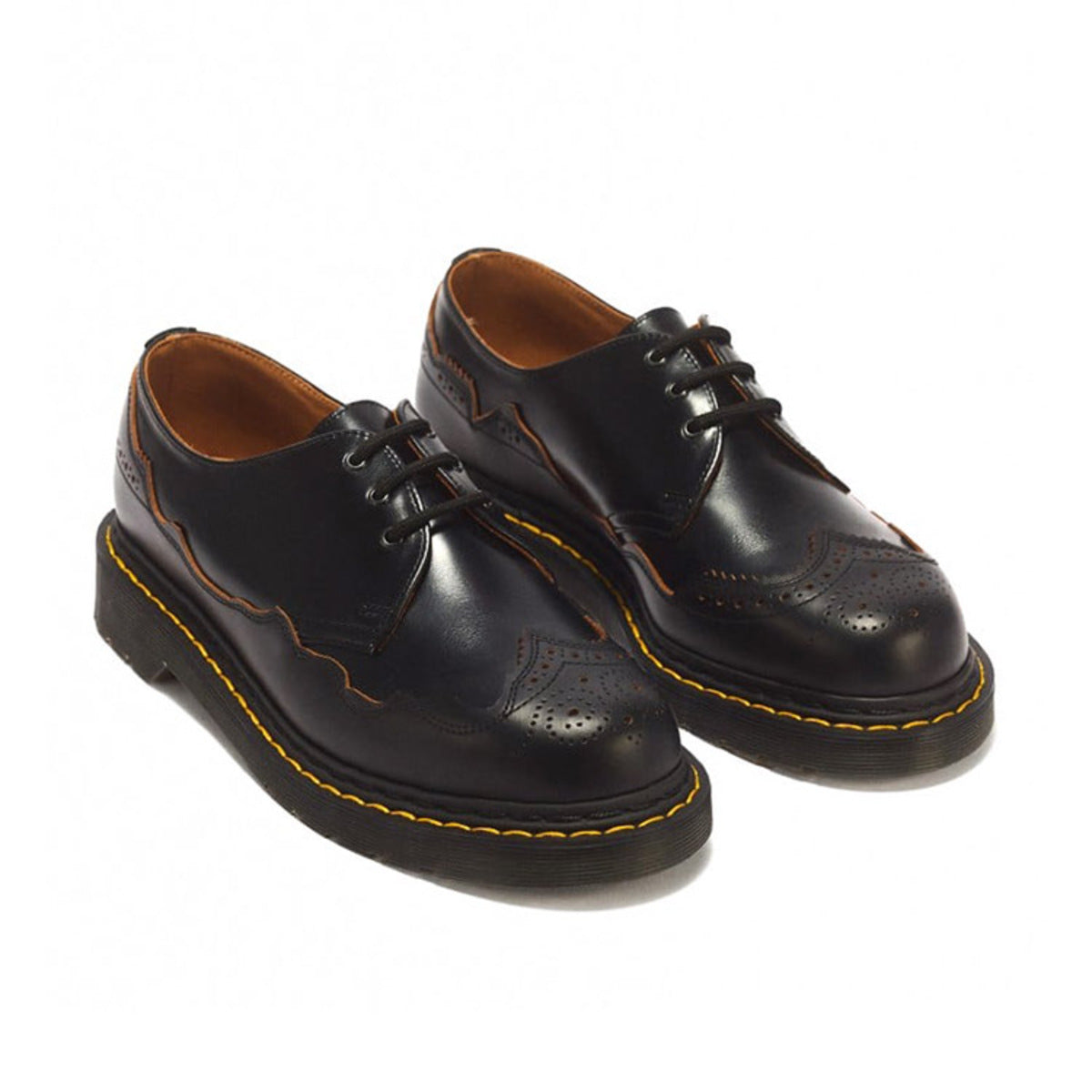 Dr. MARTENS 1461 RI 3 Eye Shoe ドクターマーチン 1461 RI 3 ホール シューズ DM-43218001-BK【メンズ 3ホールシューズ レースアップシューズ パッチワークシューズ 26FW】