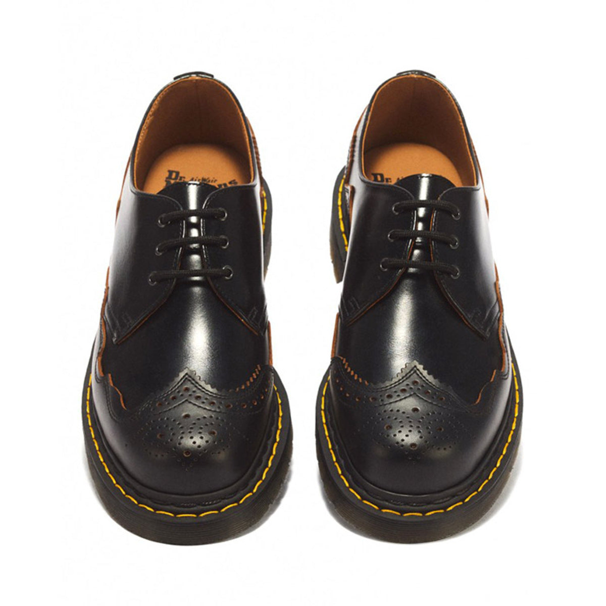 Dr. MARTENS 1461 RI 3 Eye Shoe ドクターマーチン 1461 RI 3 ホール シューズ DM-43218001-BK【メンズ 3ホールシューズ レースアップシューズ パッチワークシューズ 26FW】