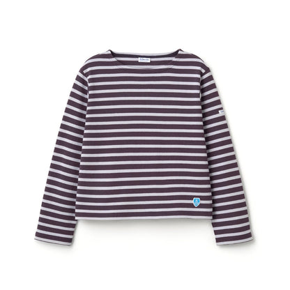ORCIVAL Cotton Lourd Crew Neck Wide Basque Shirt Solid オーシバル コットン ルールド クルーネック ワイド バスクシャツ ソリッド B259【レディース フレンチバスクシャツ フランス製 ボーダー コットン 26FW】