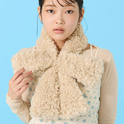 Casselini Ribbon Tippet キャセリーニ リボンティペット 232-111105【レディース リボン マフラー 防寒性 ガーリー カジュアル 26FW】