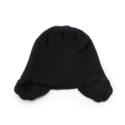 Casselini Flower Knit Hat キャセリーニ フラワーニット帽 252-112701【レディース ニット帽 防寒性 ガーリー カジュアル デイリーユース 26FW】