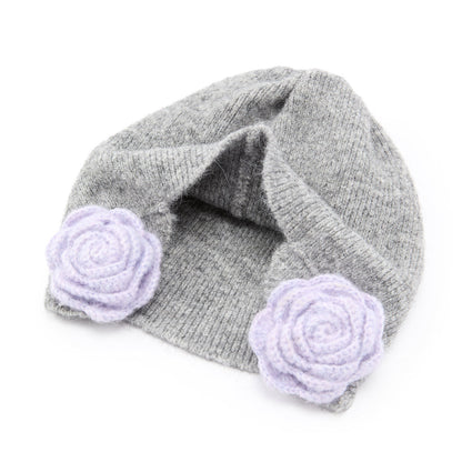 Casselini Flower Knit Hat キャセリーニ フラワーニット帽 252-112701【レディース ニット帽 防寒性 ガーリー カジュアル デイリーユース 26FW】