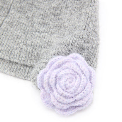Casselini Flower Knit Hat キャセリーニ フラワーニット帽 252-112701【レディース ニット帽 防寒性 ガーリー カジュアル デイリーユース 26FW】