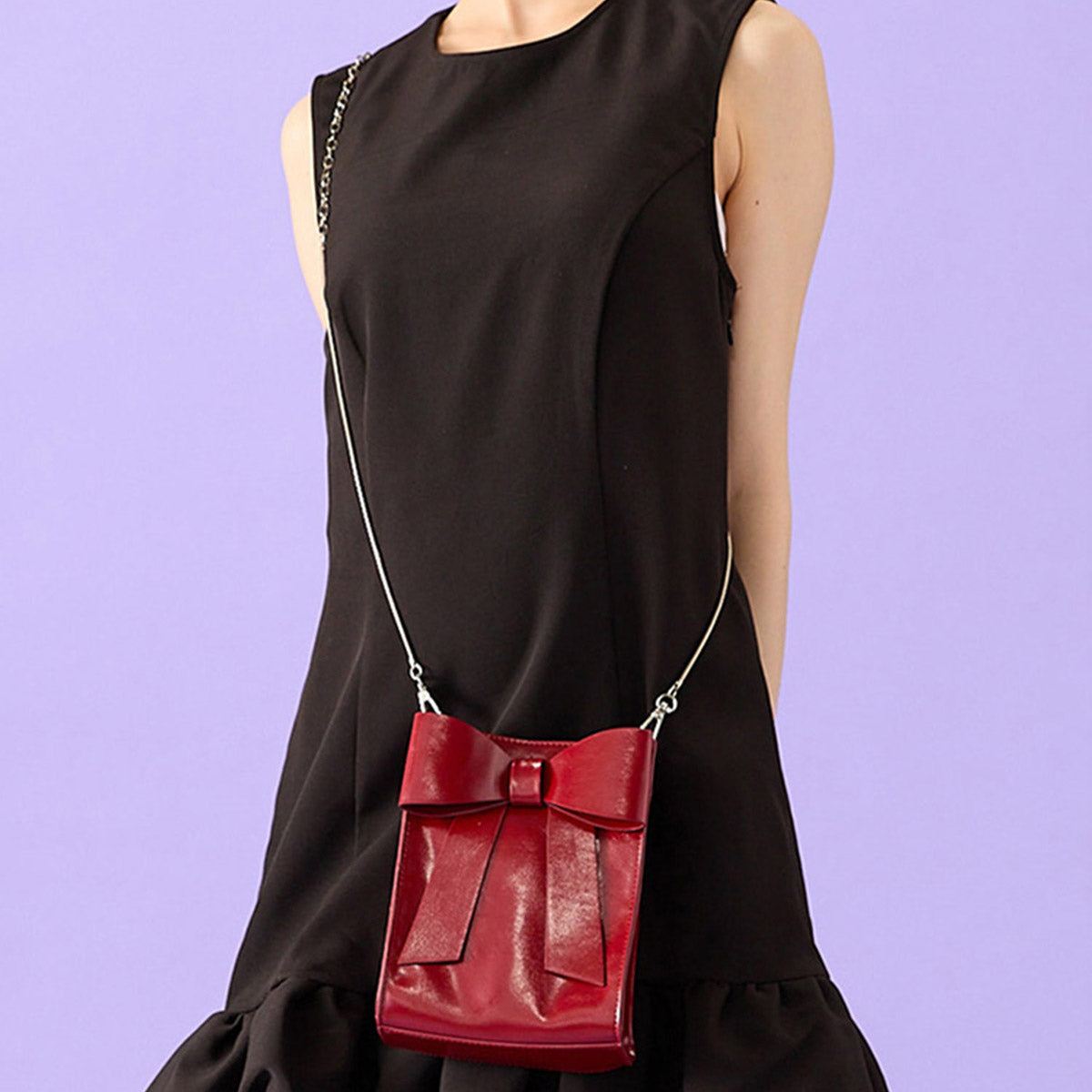 Casselini 2WAY Ribbon Mini Bag キャセリーニ 2WAYリボンミニバッグ 263-110505【レディース ミニバッグ ショルダーバッグ リボン ガーリー デイリーユース 26FW】