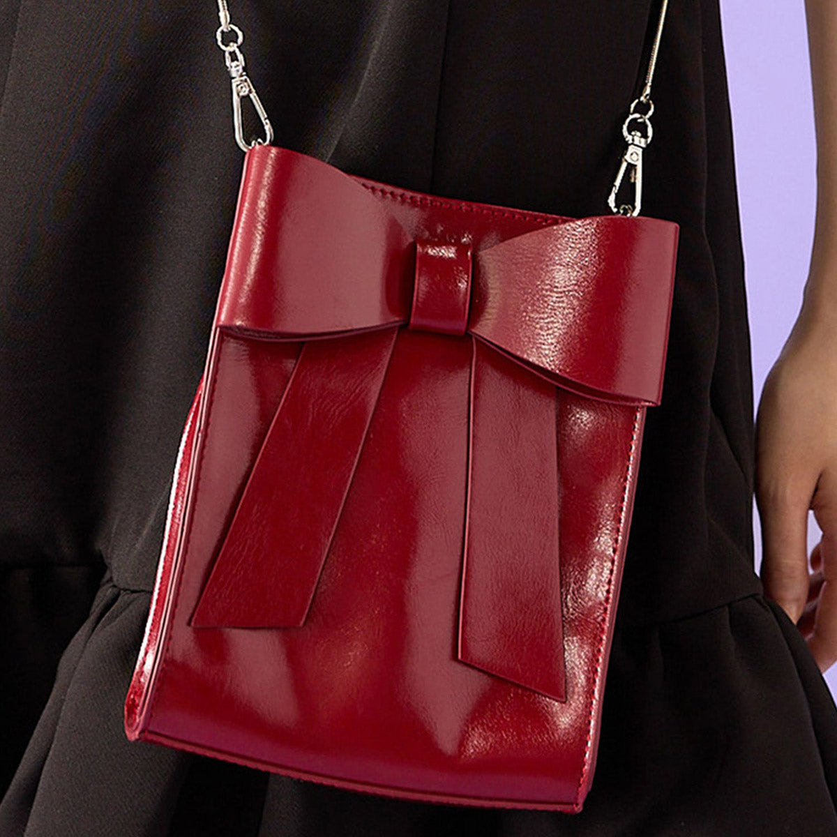 Casselini 2WAY Ribbon Mini Bag キャセリーニ 2WAYリボンミニバッグ 263-110505【レディース ミニバッグ ショルダーバッグ リボン ガーリー デイリーユース 26FW】