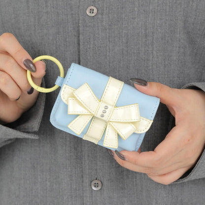 Casselini Gift Motif Multi-Case キャセリーニ ギフトモチーフマルチケース 263-110603【レディース カードケース 名刺入れ リボン 収納 ガーリー 26FW】