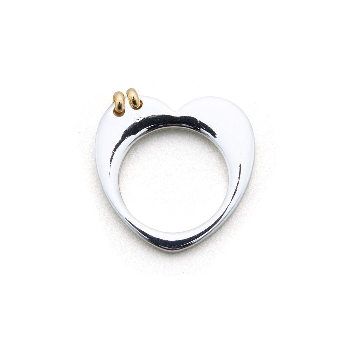 LAPUIS Plate heart ring ラピュイ プレート ハート リング 263-220113【レディース ハートリング ハートモチーフ オープンハート プレートリング 26FW】