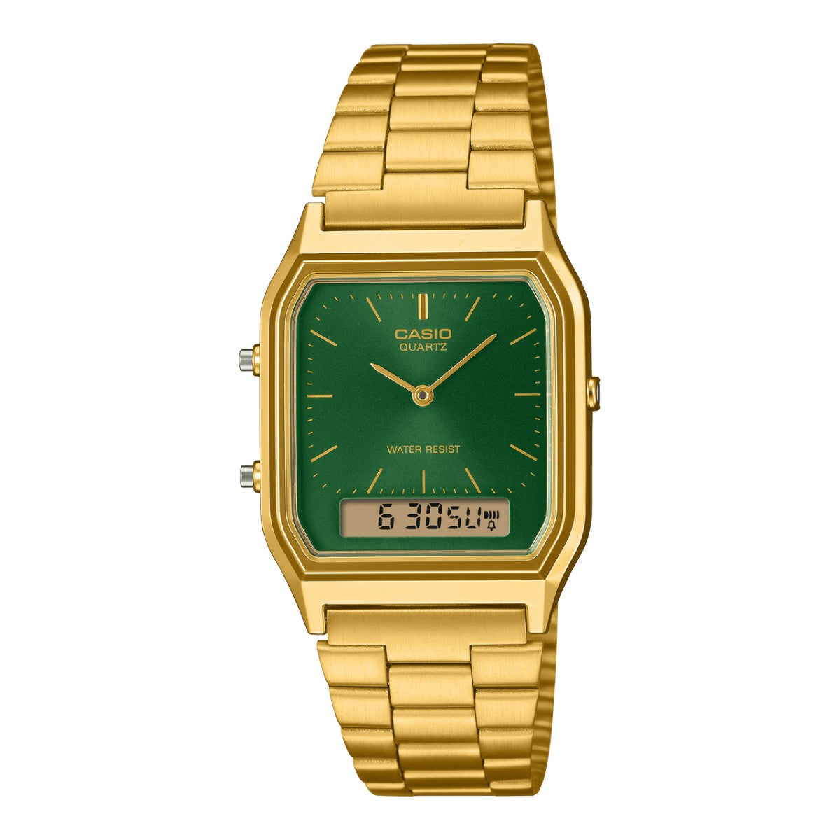 CASIO AQ-230GA-3AMQYJF カシオ AQ-230GA-3AMQYJF AQ-230GA-3AMQYJF【メンズ ヴィンテージ レトロ デジタル アナログ コンビネーション ゴールド 26FW】