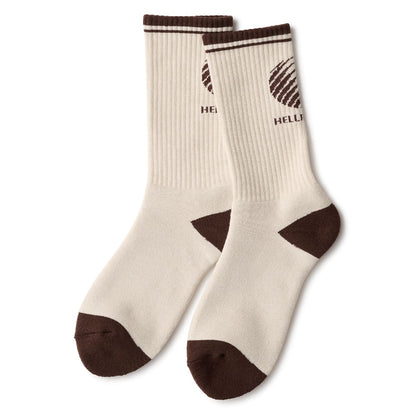 Hellrazor LOGO SOX ヘルレイザー ロゴ ソックス 01126AW0802【メンズ ソックス 靴下 クルーソックス 26FW】