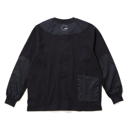 wfeld Functional Waffle Henley Shirt フェルド ファンクショナル ワッフル ヘンリー シャツ WF-26AW-WLD-CT04【メンズ ヘンリーシャツ ワッフル生地 速乾性 レイヤード デイリーユース 26FW】