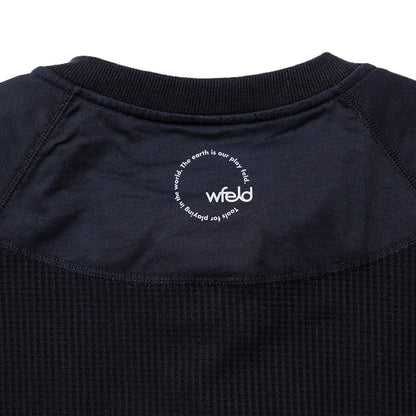 wfeld Functional Waffle Henley Shirt フェルド ファンクショナル ワッフル ヘンリー シャツ WF-26AW-WLD-CT04【メンズ ヘンリーシャツ ワッフル生地 速乾性 レイヤード デイリーユース 26FW】