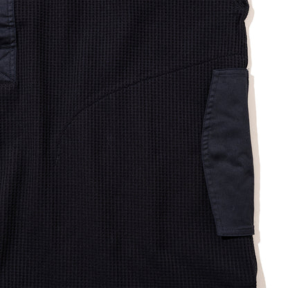 wfeld Functional Waffle Henley Shirt フェルド ファンクショナル ワッフル ヘンリー シャツ WF-26AW-WLD-CT04【メンズ ヘンリーシャツ ワッフル生地 速乾性 レイヤード デイリーユース 26FW】