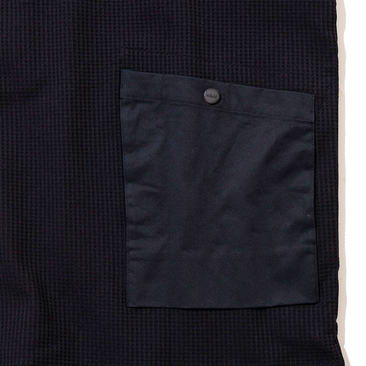 wfeld Functional Waffle Henley Shirt フェルド ファンクショナル ワッフル ヘンリー シャツ WF-26AW-WLD-CT04【メンズ ヘンリーシャツ ワッフル生地 速乾性 レイヤード デイリーユース 26FW】