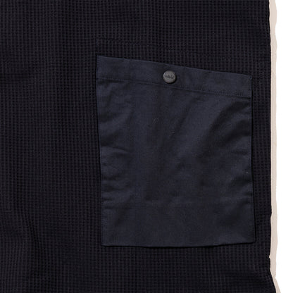 wfeld Functional Waffle Henley Shirt フェルド ファンクショナル ワッフル ヘンリー シャツ WF-26AW-WLD-CT04【メンズ ヘンリーシャツ ワッフル生地 速乾性 レイヤード デイリーユース 26FW】