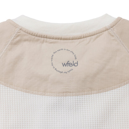 wfeld Functional Waffle Henley Shirt フェルド ファンクショナル ワッフル ヘンリー シャツ WF-26AW-WLD-CT04【メンズ ヘンリーシャツ ワッフル生地 速乾性 レイヤード デイリーユース 26FW】