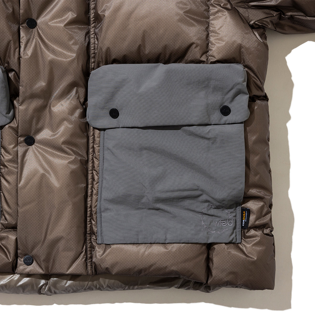 wfeld Cordura Rip Down Jacket フェルド コーデュラ リップ ダウン ジャケット WF-26AW-WLD-JK01【メンズ 防寒 保温性 撥水性 耐久性 デイリーユース 26FW】
