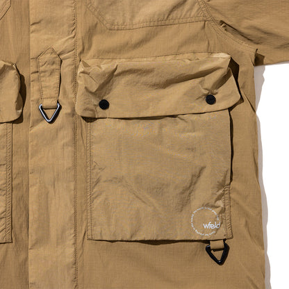 wfeld 2-Way Stretch Ripstop Mountain Short Jacket フェルド 2-Way ストレッチ リップストップ マウンテン ショート ジャケット WF-26AW-WLD-JK04【メンズ マウンテンジャケット ショート丈 オーバーサイズ カジュアル デイリーユース 26FW】