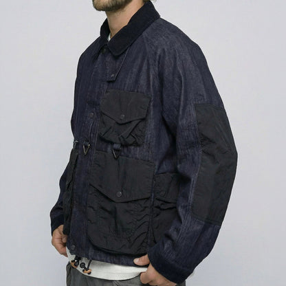 wfeld SOLOTEX(R) Denim Short Coverall フェルド ソロテックス デニム ショート カバーオール WF-26AW-WLD-JK07【メンズ デニム素材 ショート丈 耐久性 カジュアル デイリーユース 26FW】